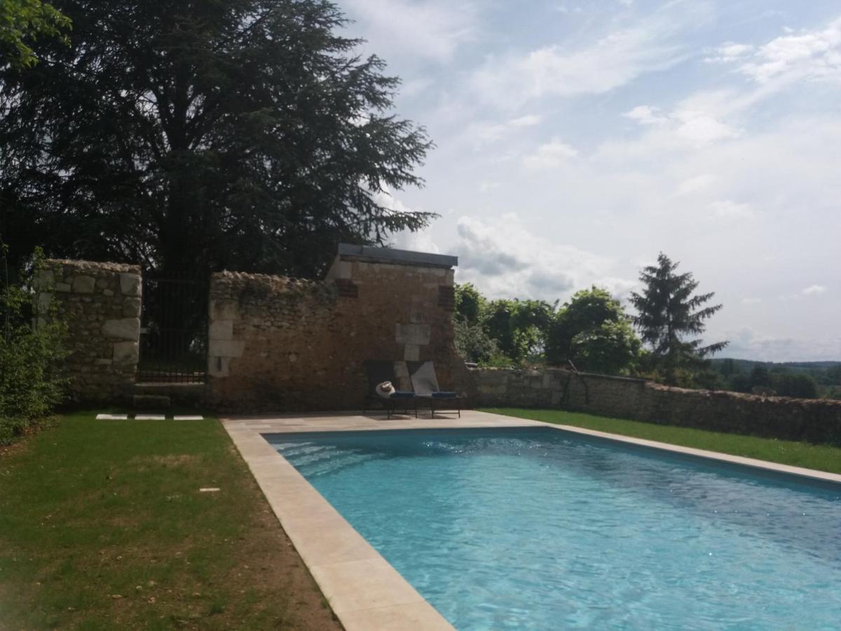Villa L'Ecole Des Filles Ponce sur Le Loir Exterior foto